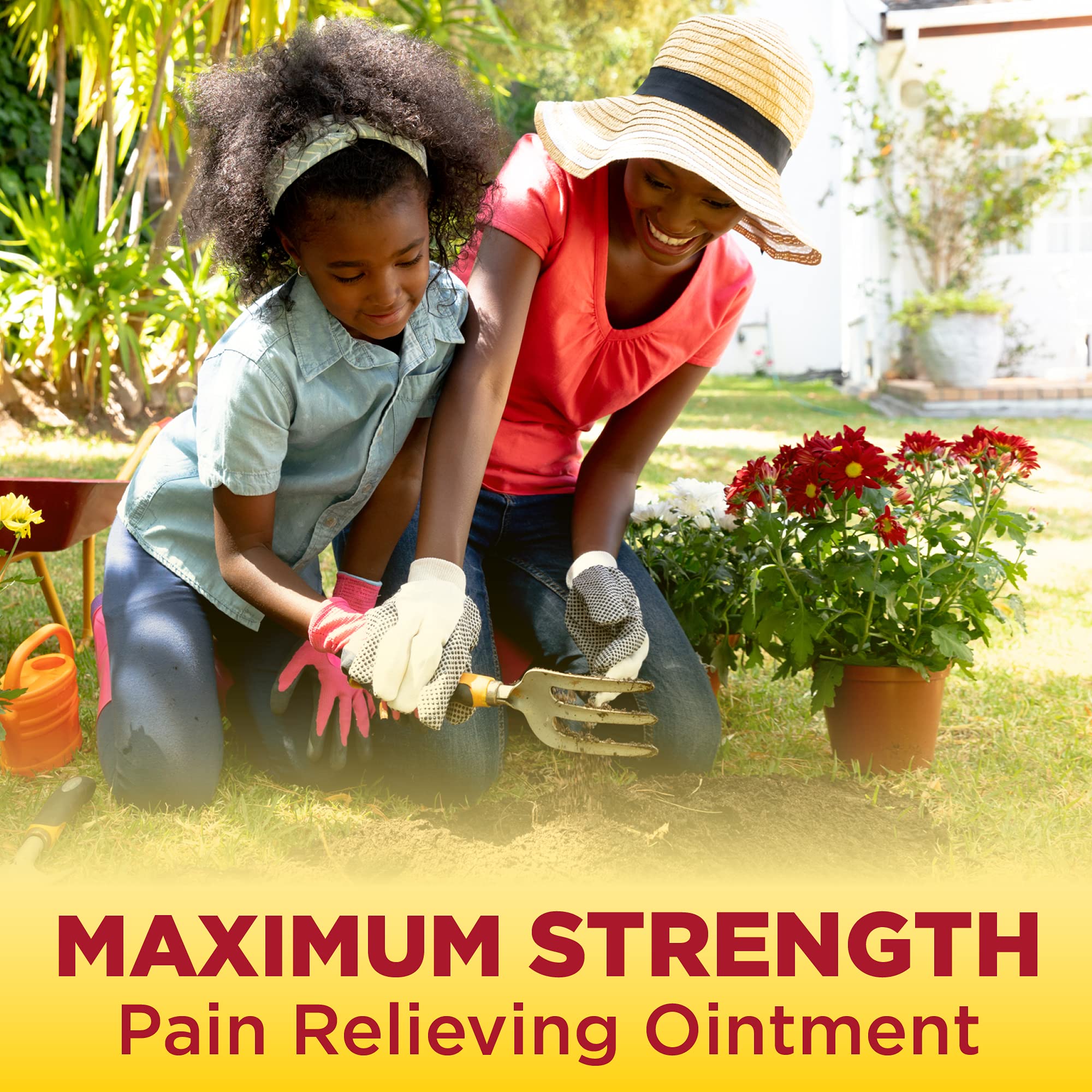 Product being applied to minor wound for burn and pain relief