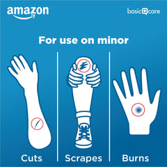 Amazon Basic Care gauze pads ultra-soft 12-ply texture cushions and protects wounds.