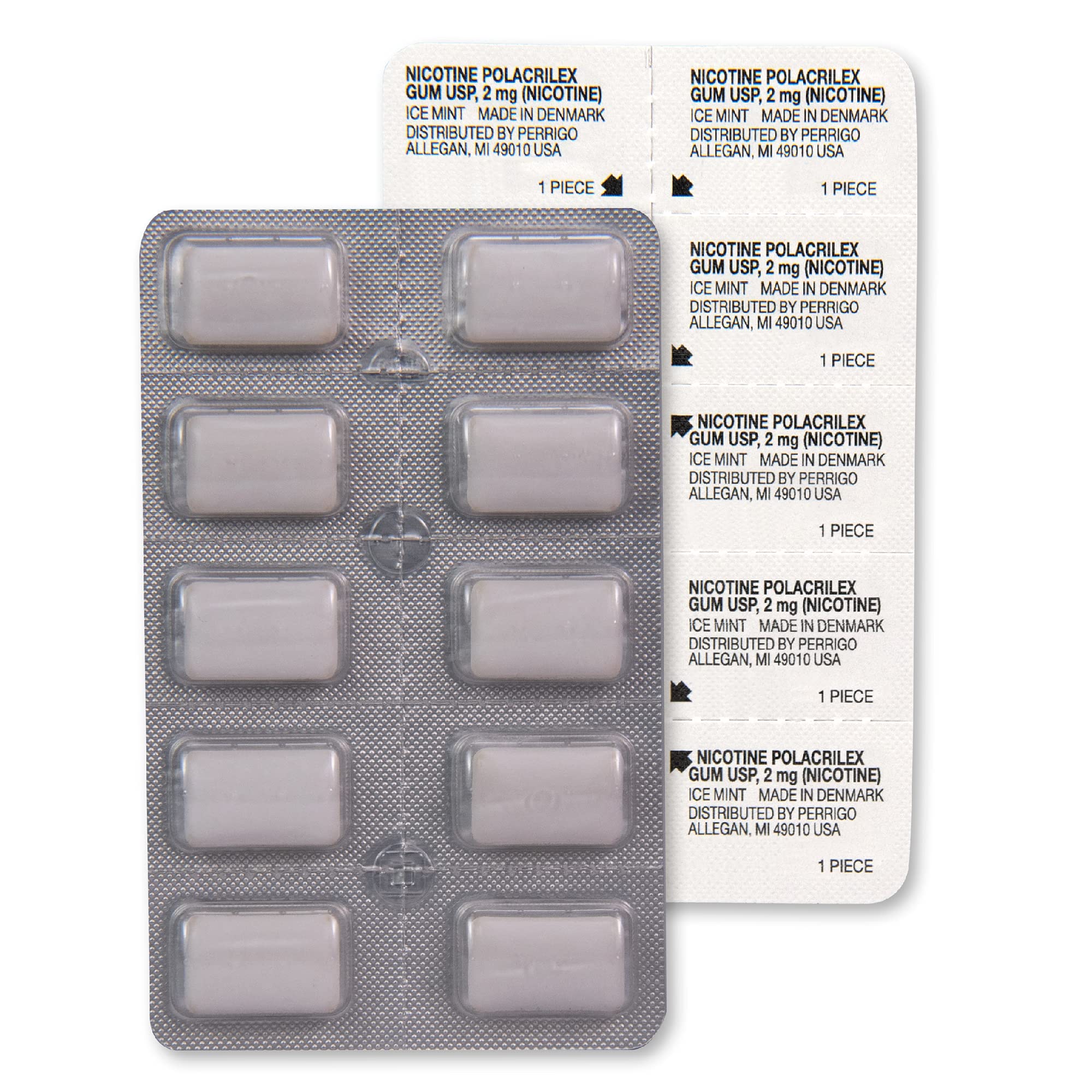 Amazon Basic Care gum dispensing design for easy use on the go.