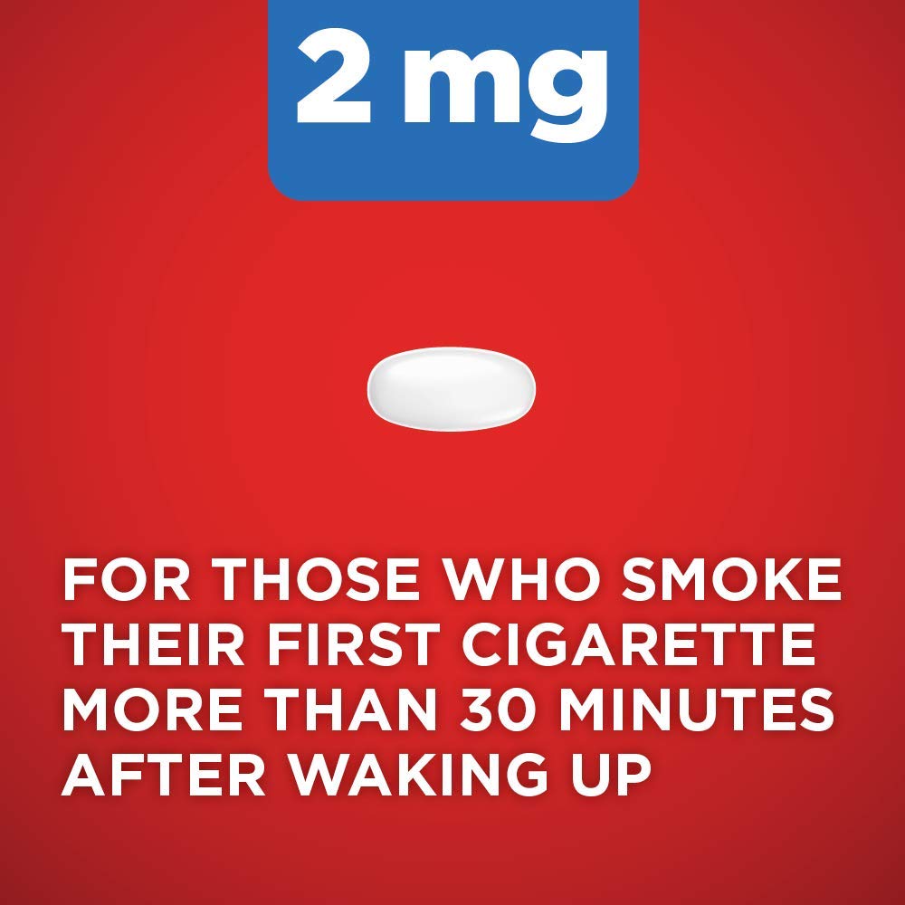 Amazon Basic Care mini nicotine lozenge cherry ice lozenge, ready for quick use.