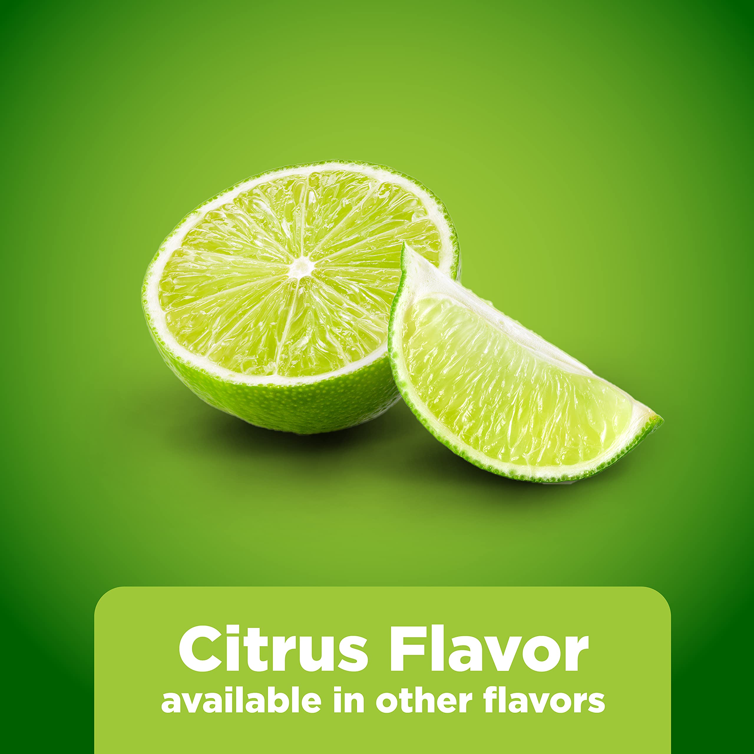 Citrus flavor adds a refreshing, less harsh sensation during use.