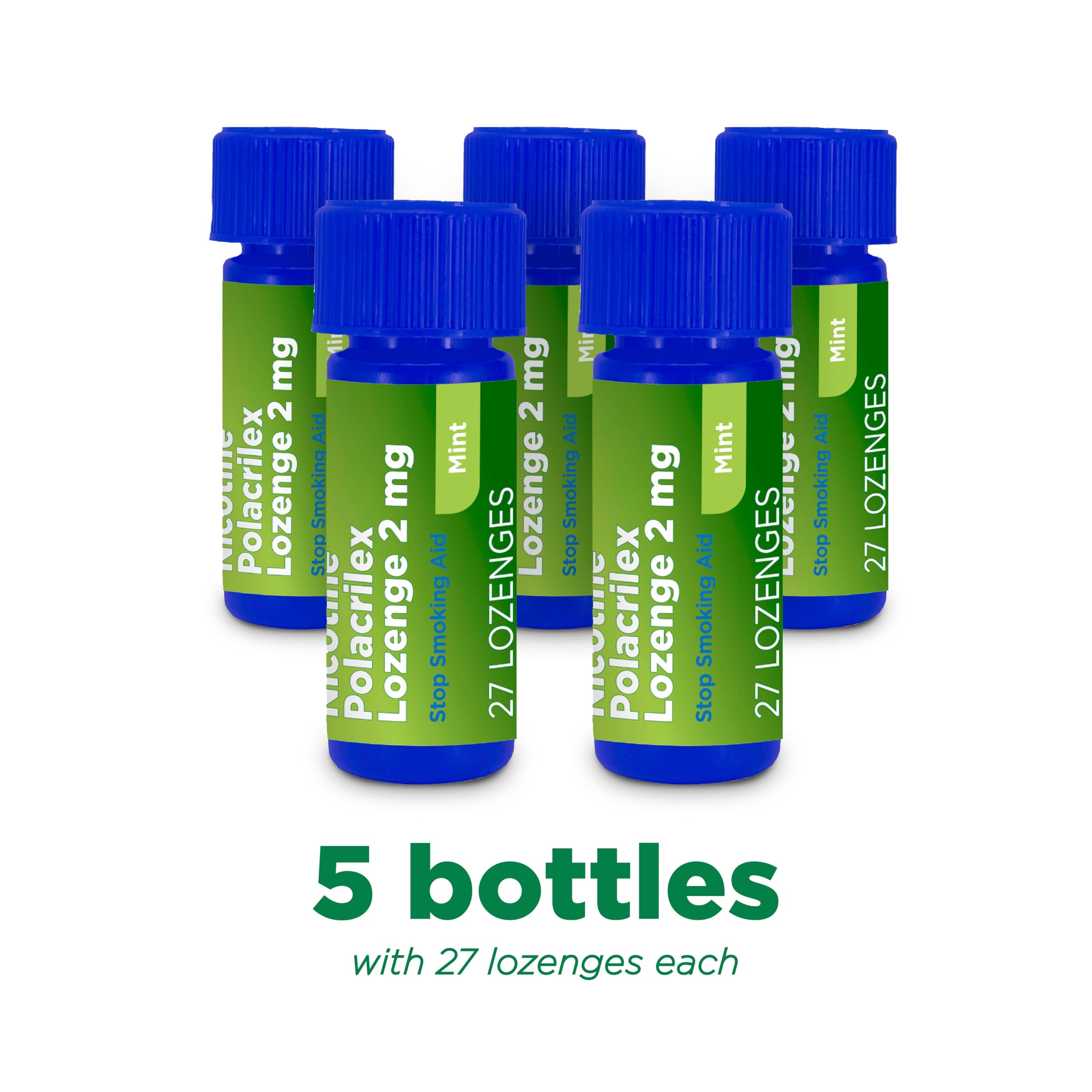 Amazon Basic Care lozenge 2 mg mint flavor display suggesting on-the-go use.
