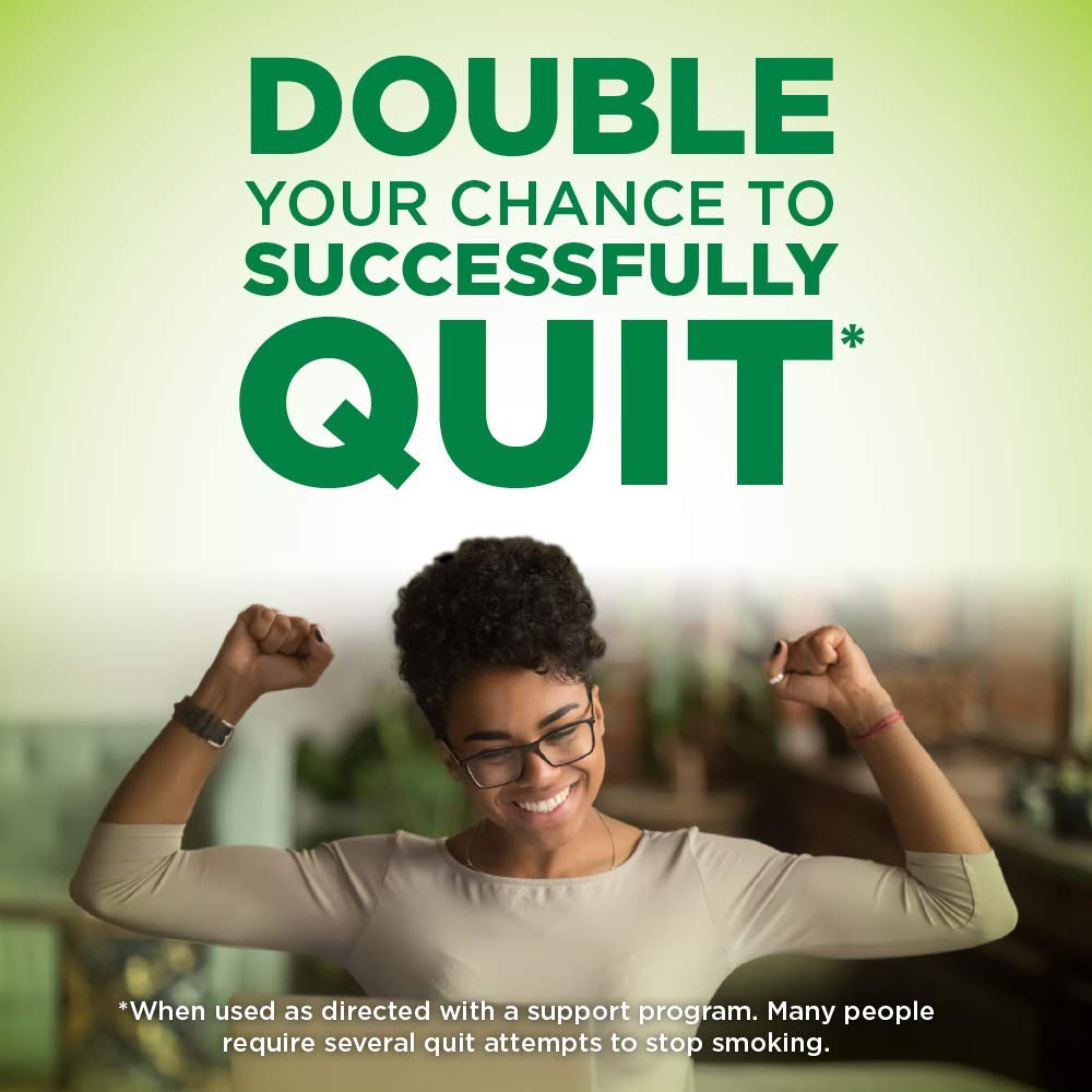Amazon Basic Care nicotine gum 4mg mint foil packet for convenient use