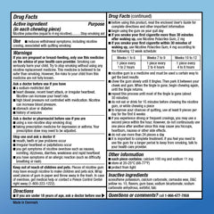 Amazon Basic Care nicotine gum 4 mg dosage label for easy use verification.