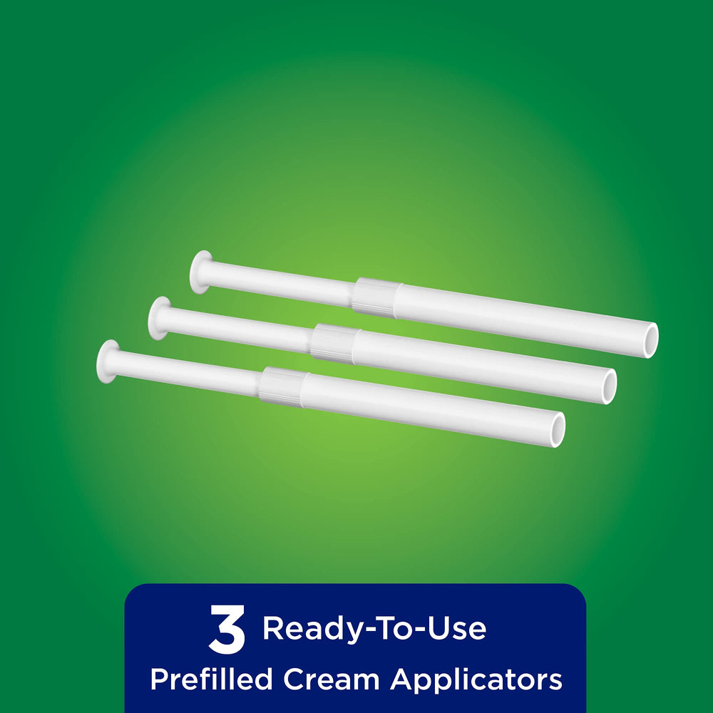 Packaging showing cream description and applicator details.