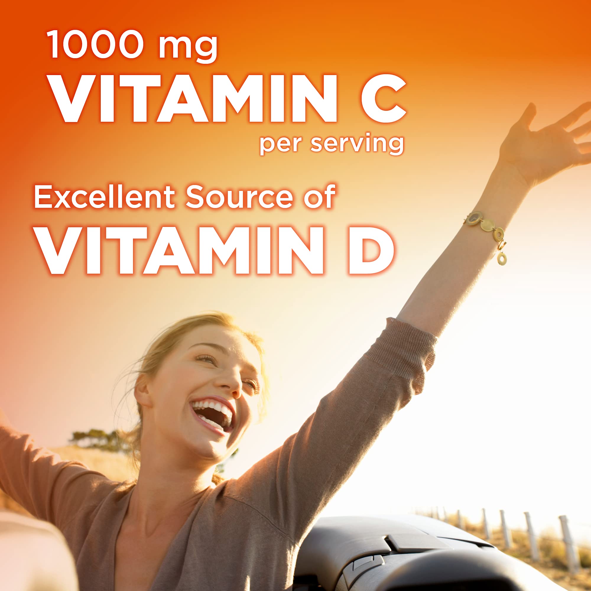 Amazon Basic Care vitamin D source detail on chewables for sunshine vitamin intake.