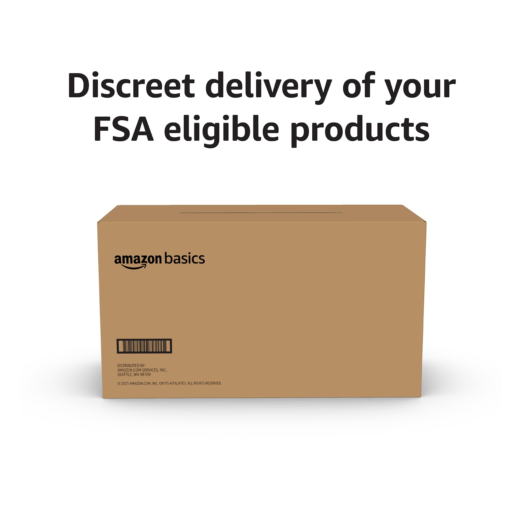 Amazon Basics 30-count box for reliable supply and convenience.