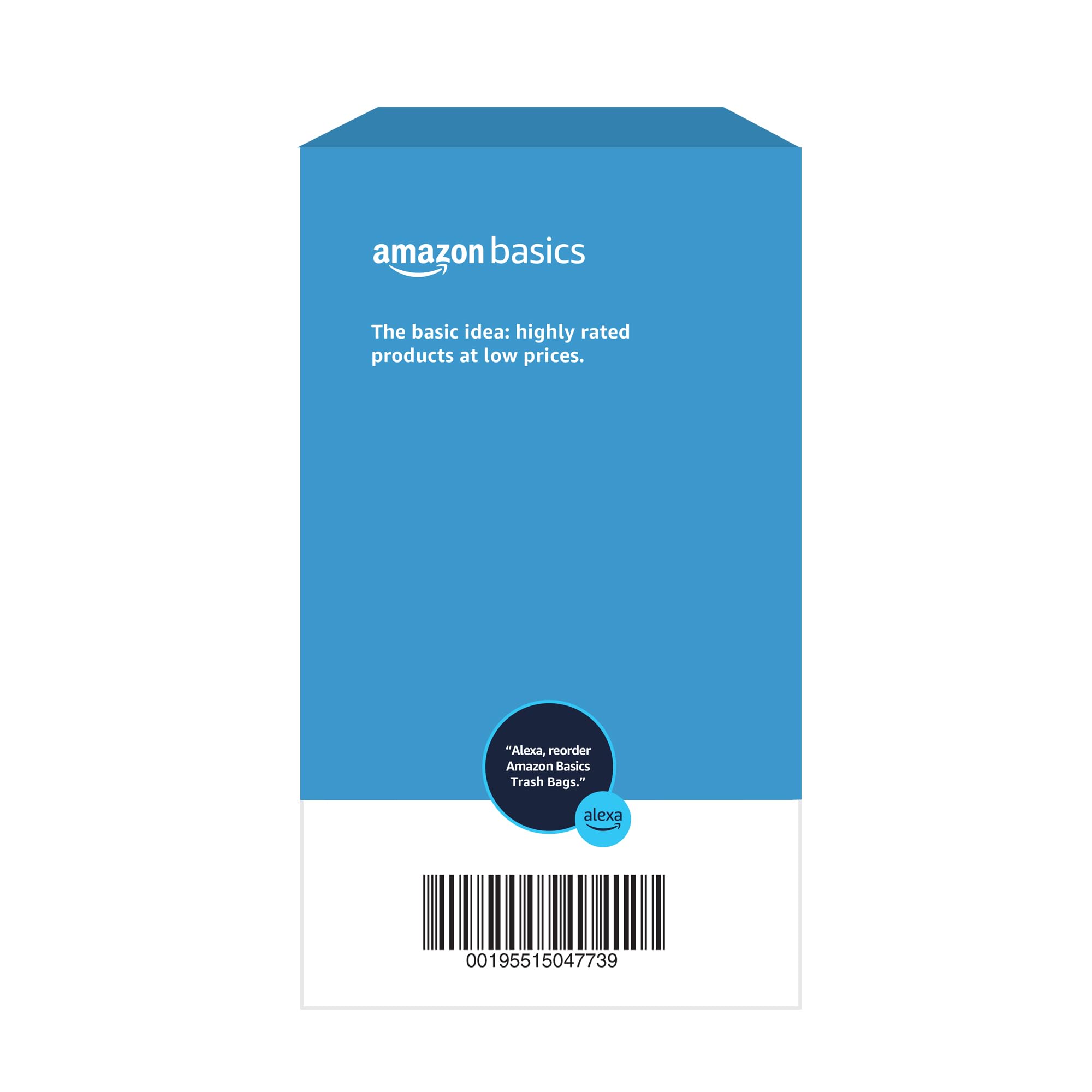 Amazon Basics 50-count pack ready for household or office use