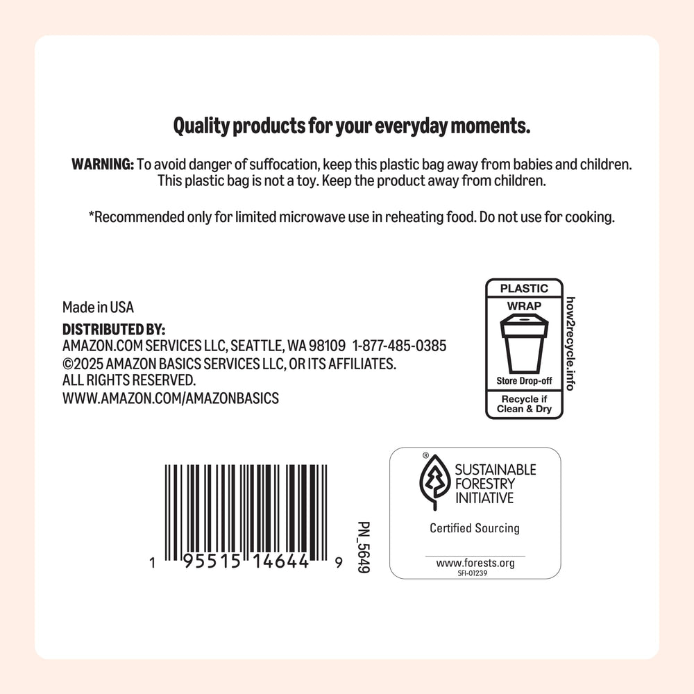 Amazon Basics 9in uncoated white paper plates designed for industrial composting environments.