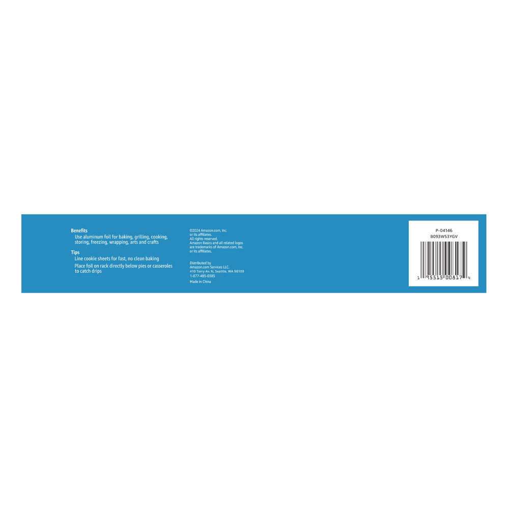 Amazon Basics foil packets seal moisture during cooking for flavorful results.