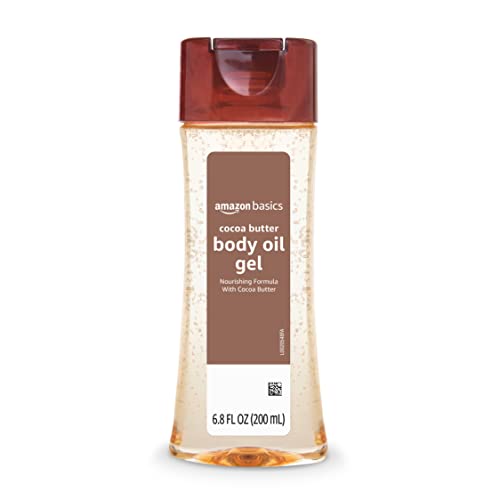 Amazon Basics body oil gel designed for damp-skin application to boost hydration.