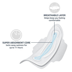 Amazon Basics breathable outer layer promotes comfort and dryness.