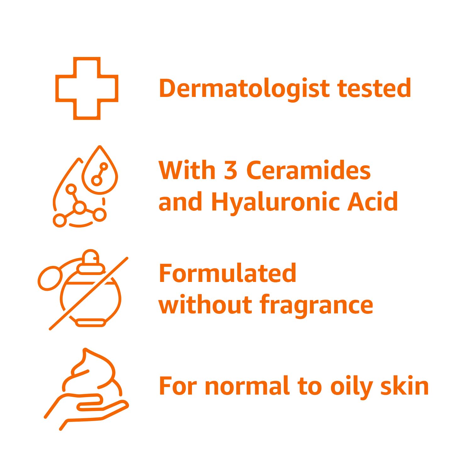Amazon Basics ceramides label highlights barrier-supporting ingredients for resilience.