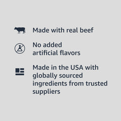 Amazon Basics beef can close-up—meat-forward flavor for dogs