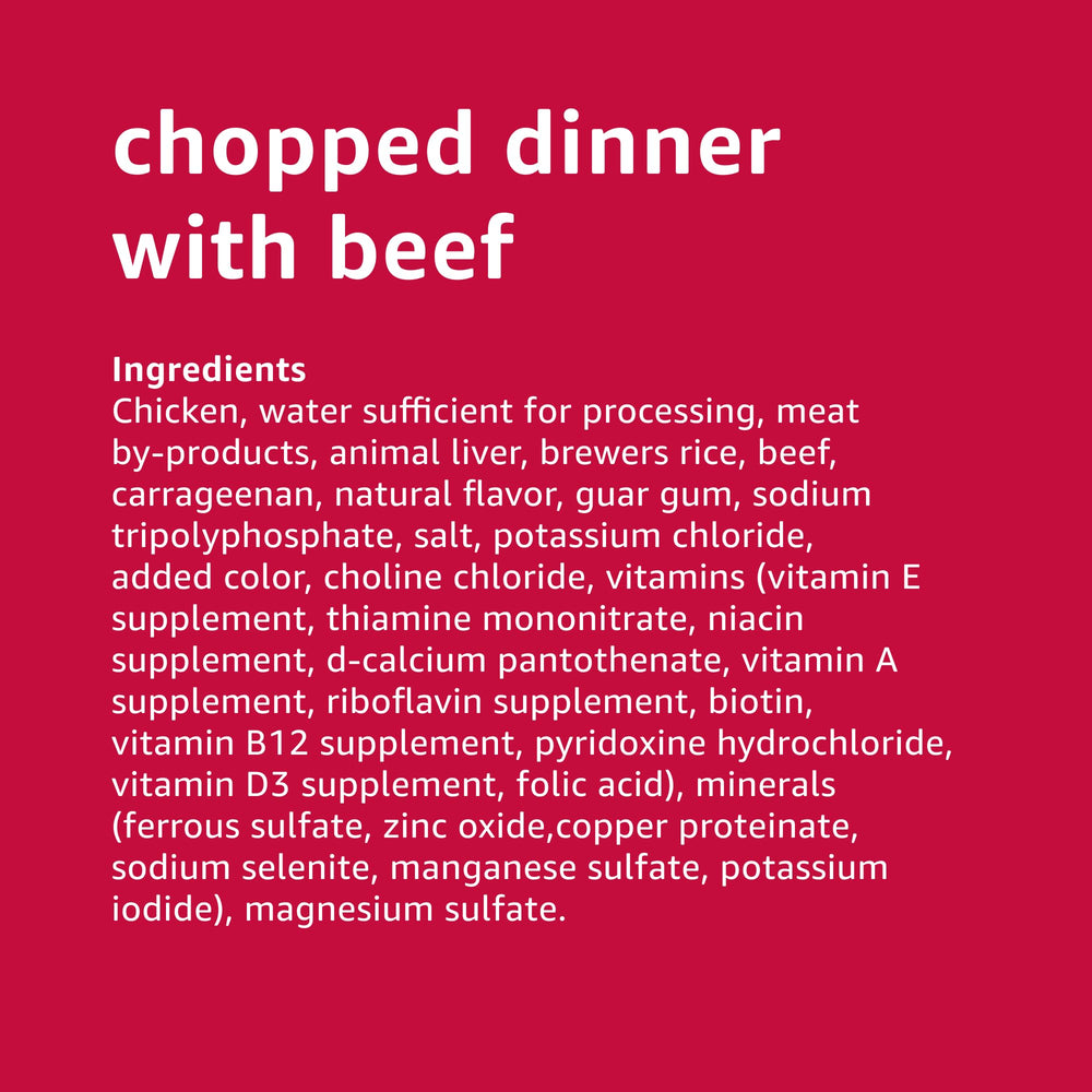 Amazon Basics label close-up—no artificial flavors and natural ingredients