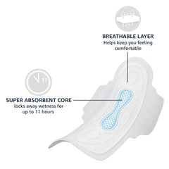 Amazon Basics cotton-enhanced touch offers softness with reliable absorbency.