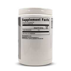 Amazon Basics creatine monohydrate powder scoop illustrating convenient serving for workouts.