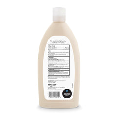 Amazon Basics lotion texture close-up highlighting fast-absorbing hydration.