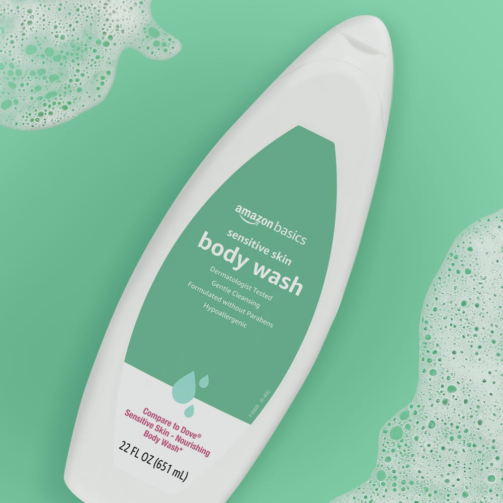 Amazon Basics daily-use body wash suited for regular shower routines