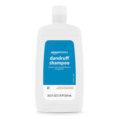 Amazon Basics dandruff shampoo bottle for daily scalp relief