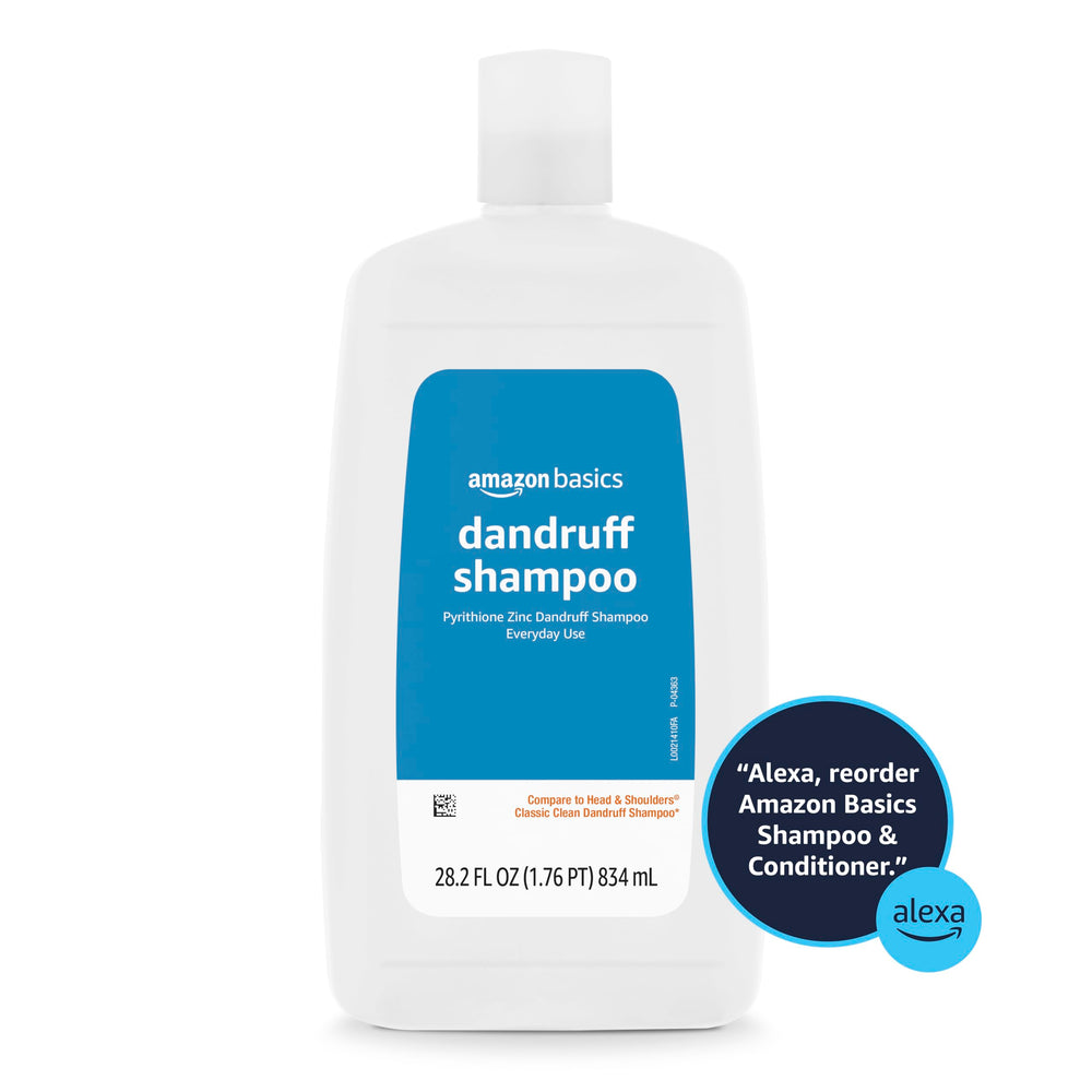 Dandruff shampoo applied to scalp during shower