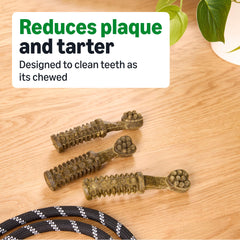 Amazon Basics dental dog treats large-dogs: demonstrates suitability for dogs in 50-100 lb range