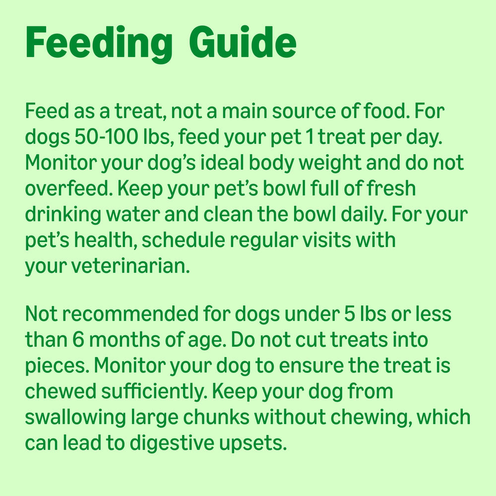 Amazon Basics dental dog treats poultry-by-products-free: supports cleaner protein sources