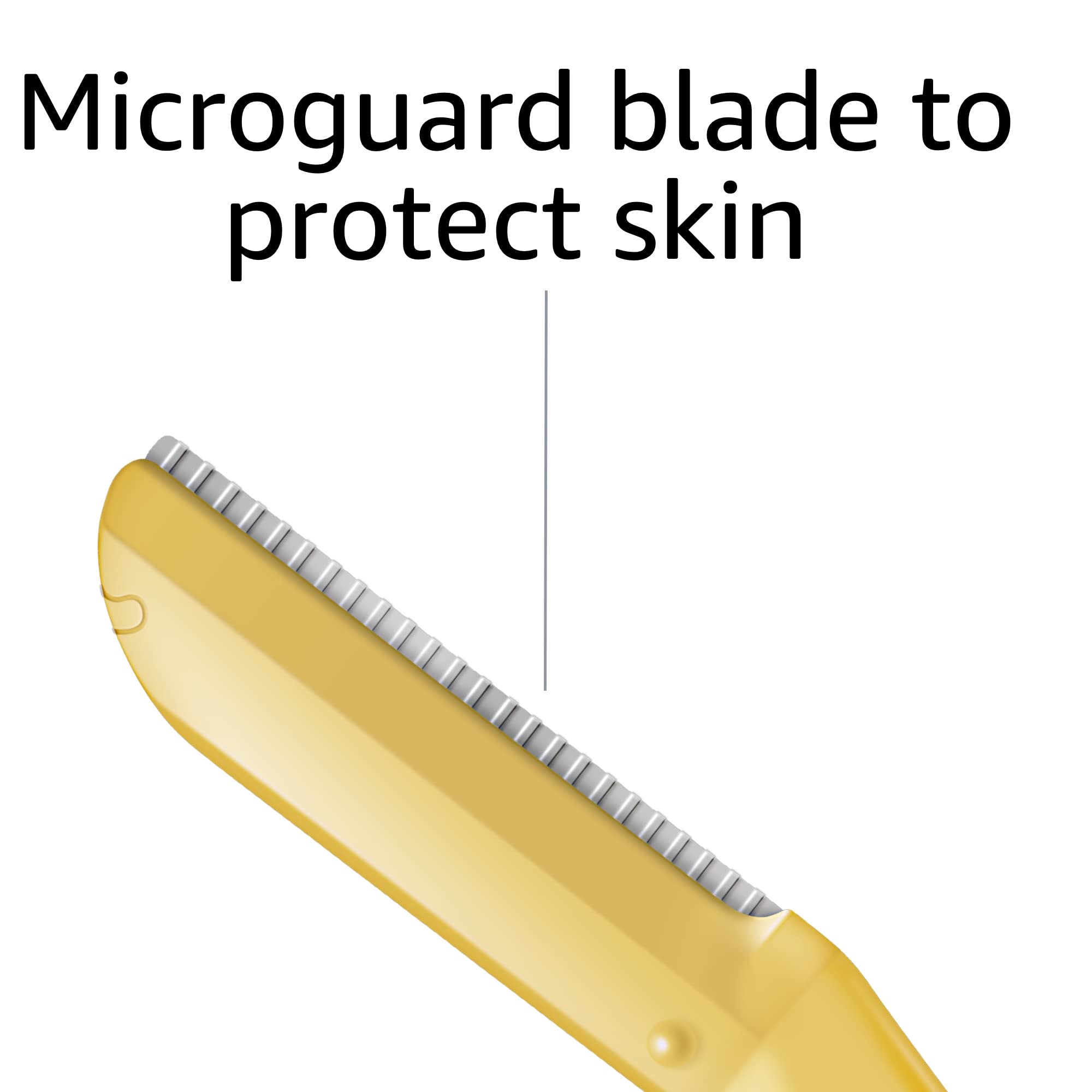 Amazon Basics Dermaplane Razor includes blade cover to protect during storage