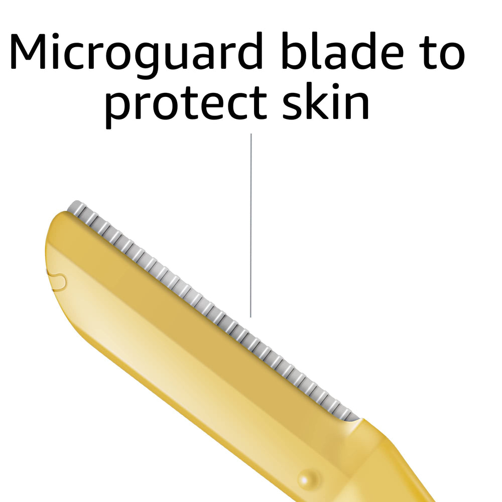 Amazon Basics Dermaplane Razor includes blade cover to protect during storage