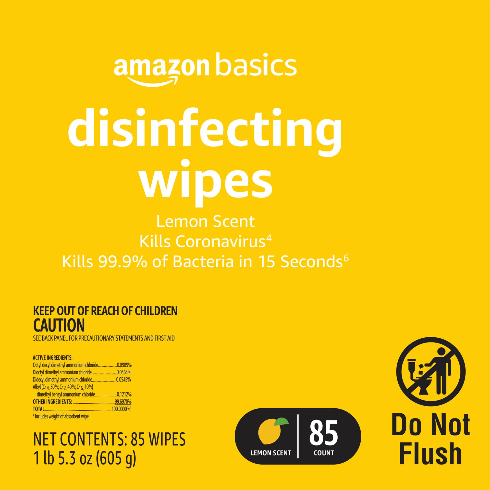Amazon Basics 340 count multipack for broad cleaning in home and office.