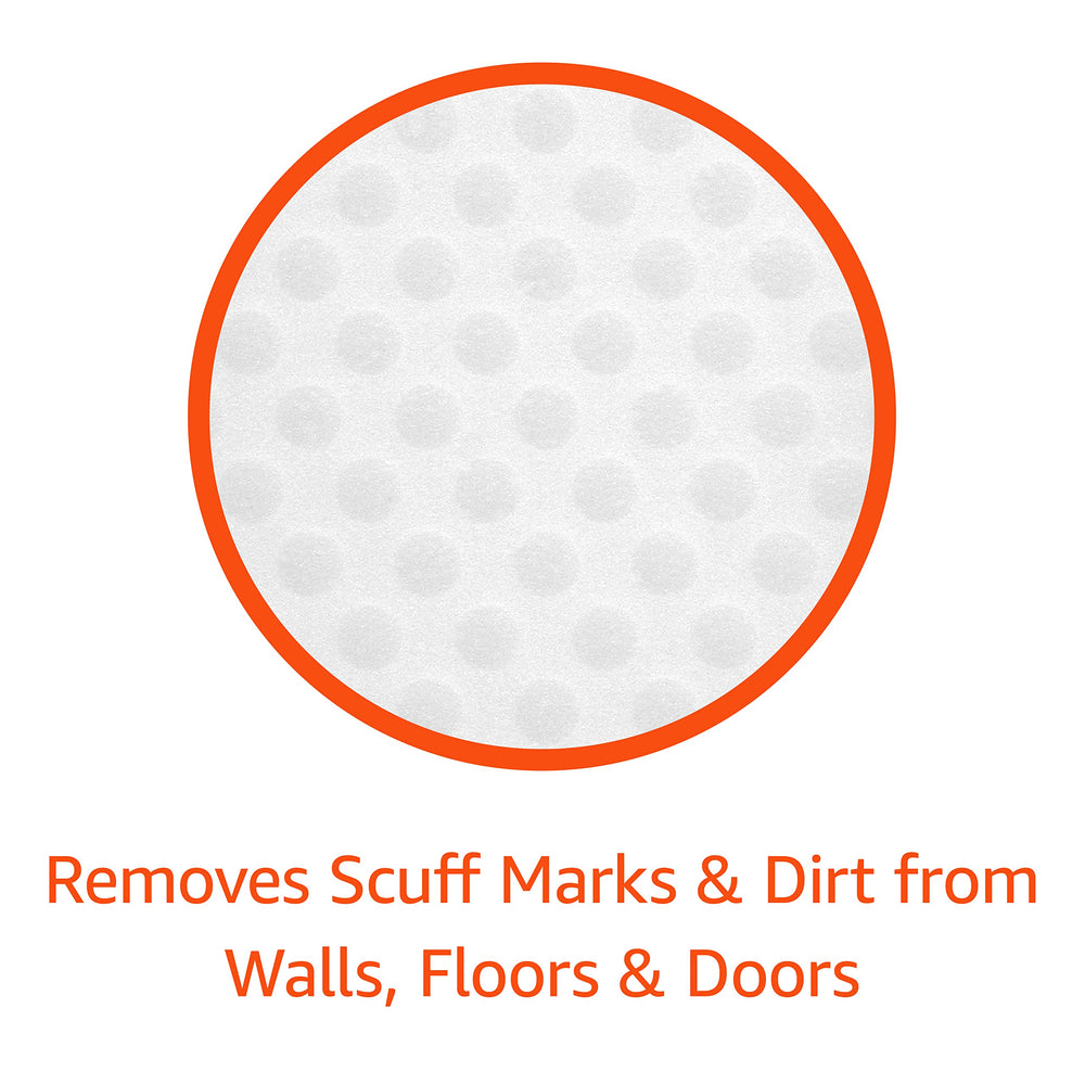 Amazon Basics erasers remove door scuffs without harsh chemicals.