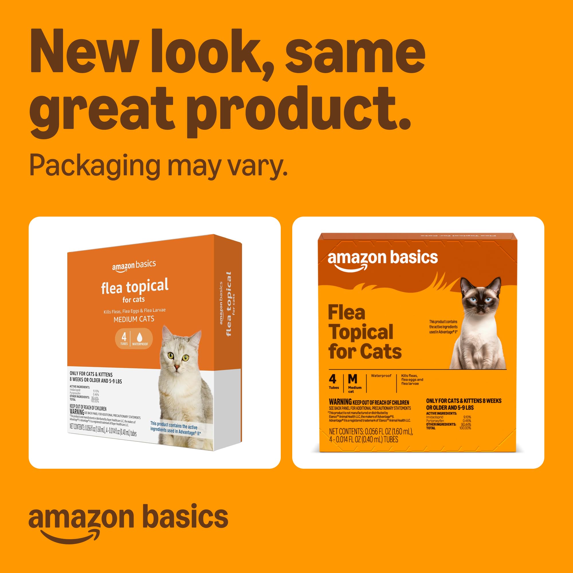 Amazon Basics flea treatment cat back-application demonstrates easy monthly use.