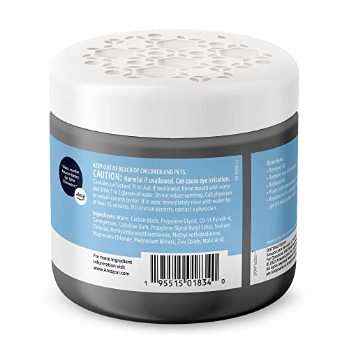 Amazon Basics Gel Odor Eliminator in closet setup absorbing odors and refreshing air