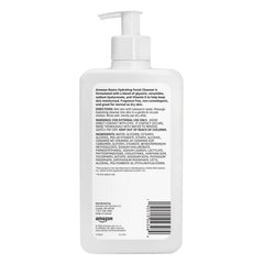 Amazon Basics Hydrating Cleanser with ceramides, highlighting barrier support.