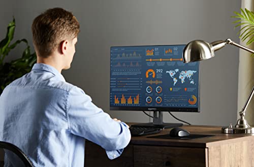 Amazon Basics energy-efficient monitor with Energy Star label for lower power use