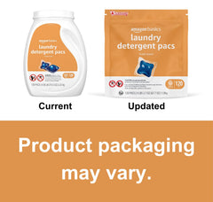 Amazon Basics laundry pacs dissolving in cold water demonstrate versatile cleaning.