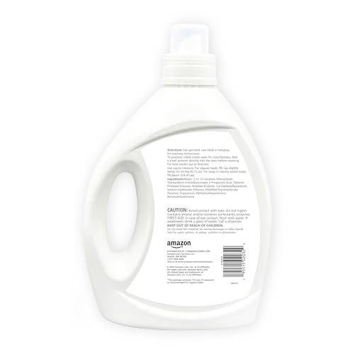 Amazon Basics detergent bottle pour spout enables mess-free dosing