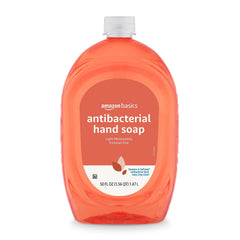 Amazon Basics liquid hand soap refill bottle pour for easy refills