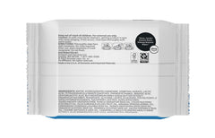 Close-up texture of Amazon Basics makeup remover wipes for effective removal