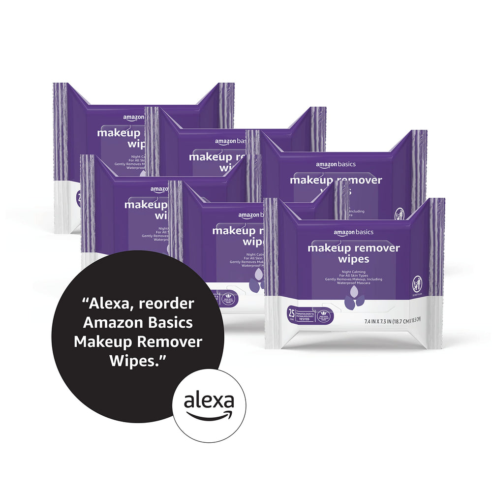 Amazon Basics Makeup Remover Wipes eco friendly packaging uses recycled materials