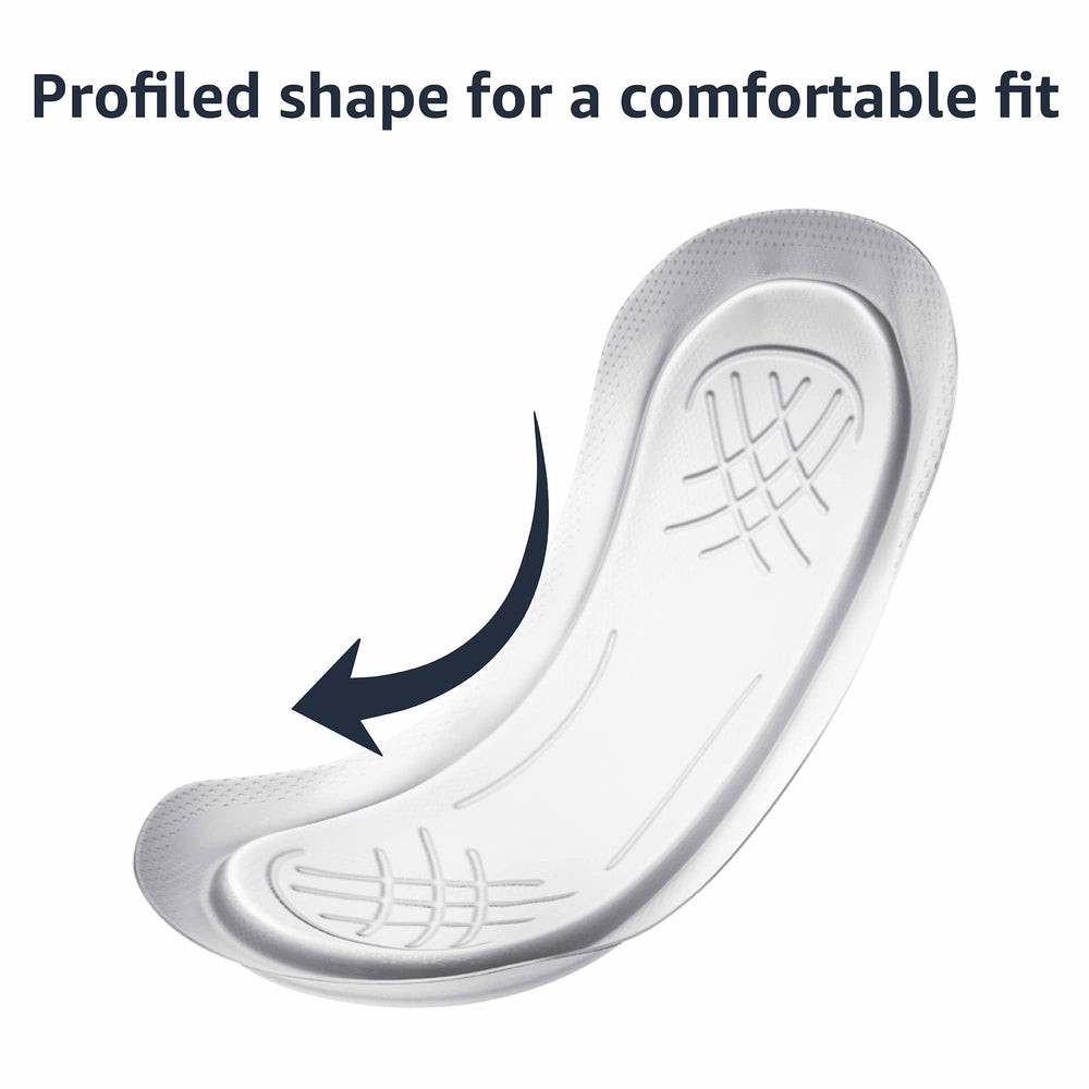 Amazon Basics Maxi Pads odor guard for freshness.