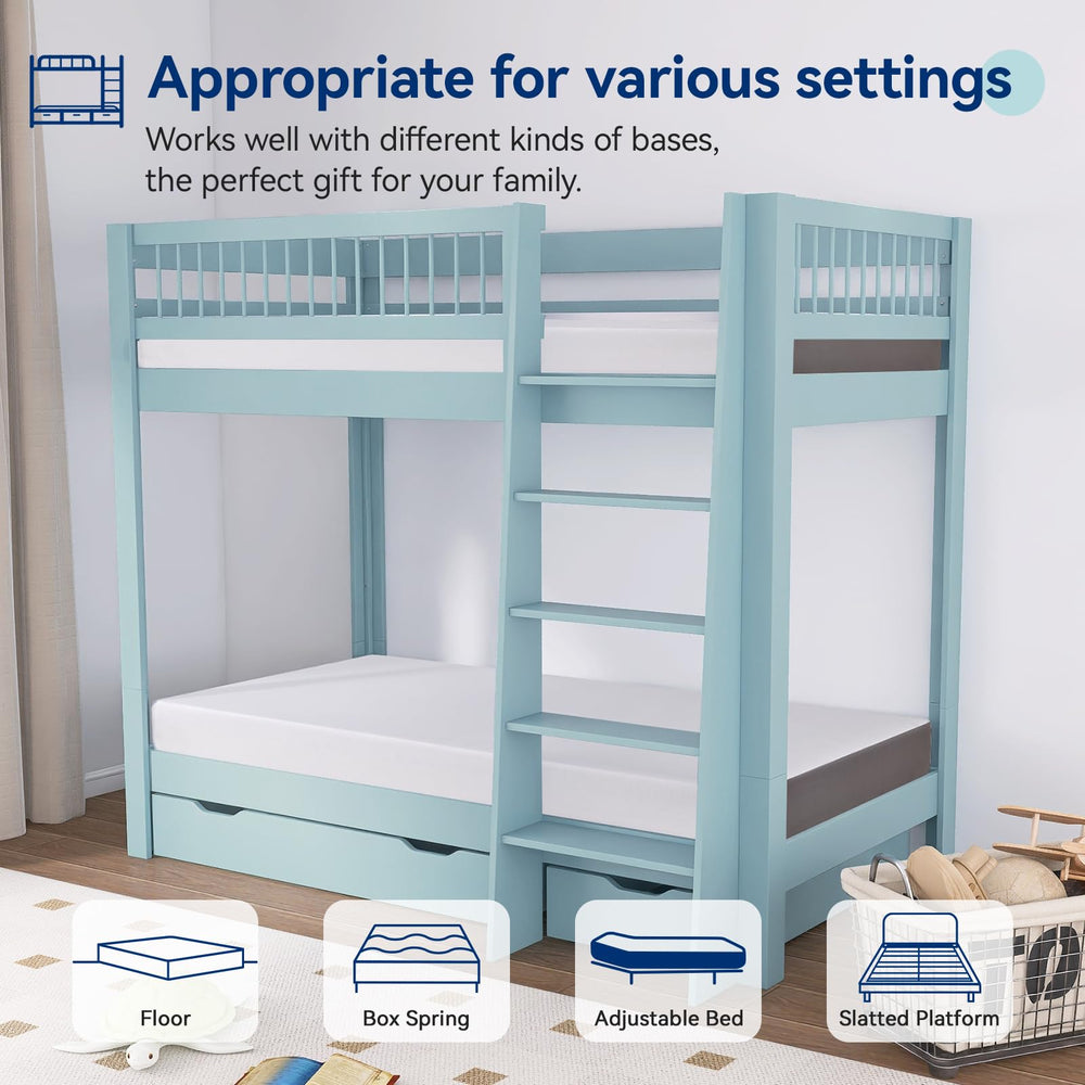 Boxed Amazon Basics memory foam mattress ready for setup