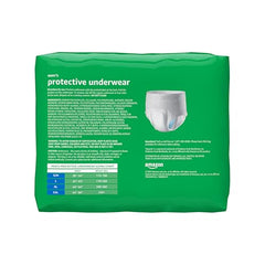 Amazon Basics men's incontinence underwear worn by model shows discreet protection