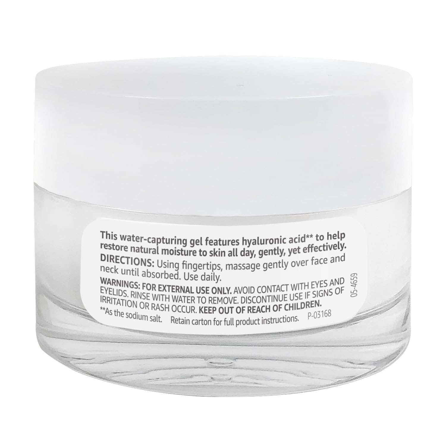 Amazon Basics Water Gel in a skincare routine setup for morning use