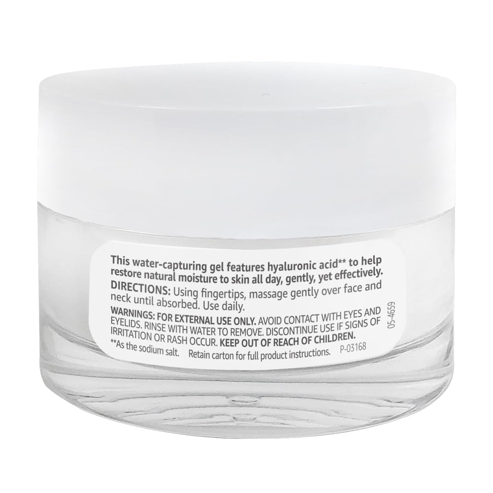 Amazon Basics Water Gel in a skincare routine setup for morning use