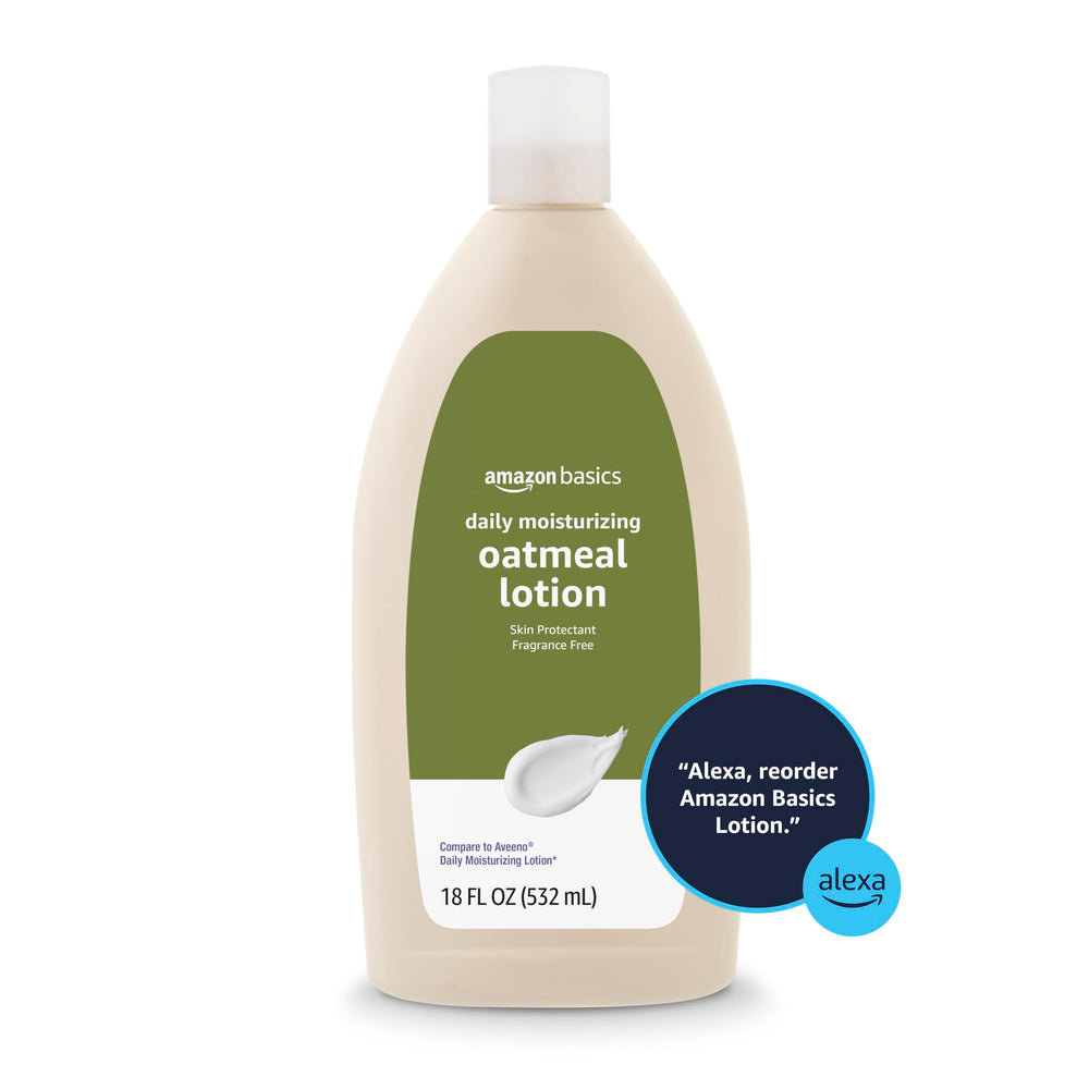 Amazon Basics non-greasy finish on the skin after absorption.