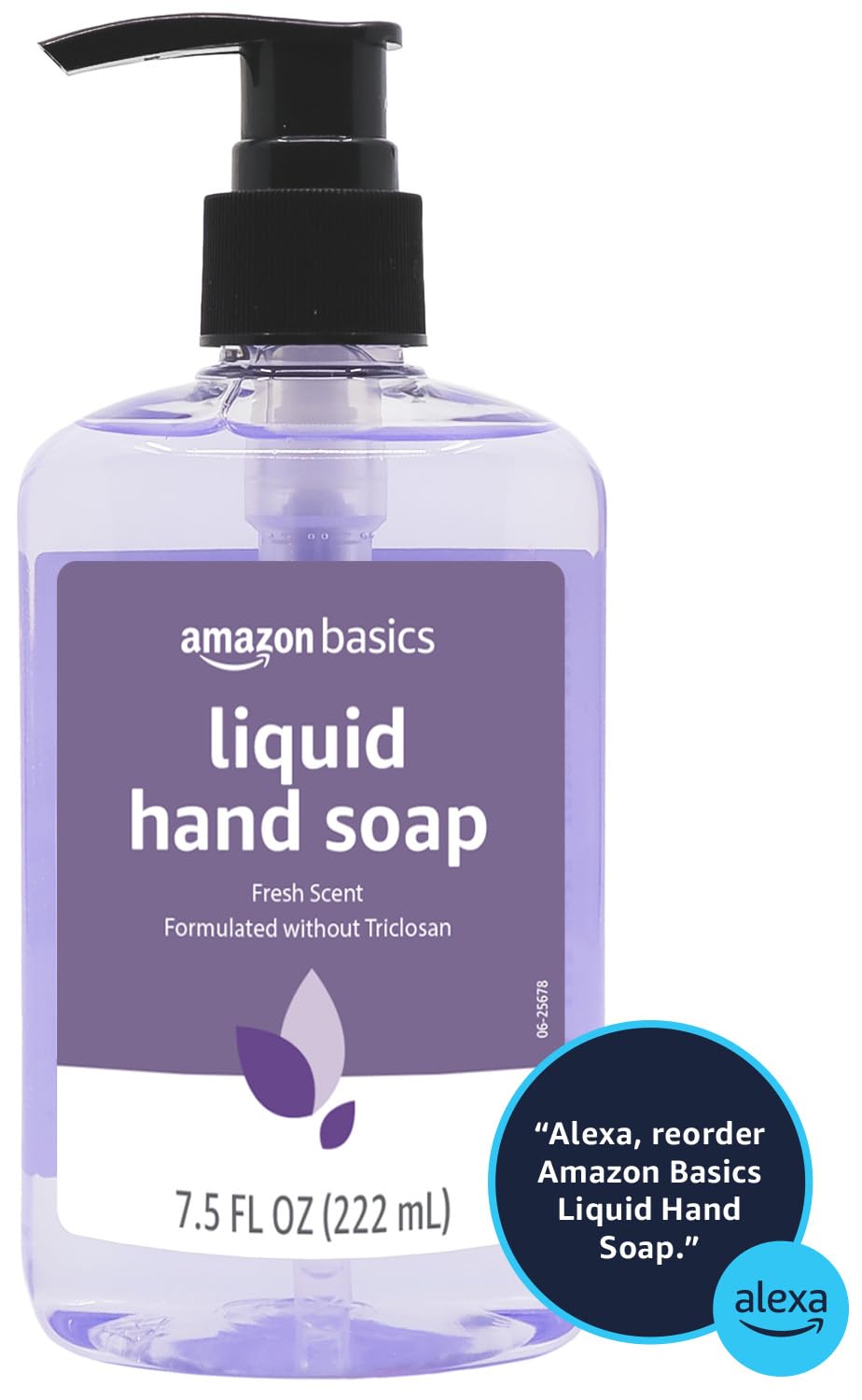 Label close-up highlighting product name and LEED facility production