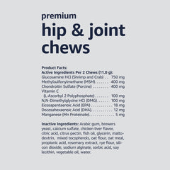 Amazon Basics premium chews resealable bag with freshness seal