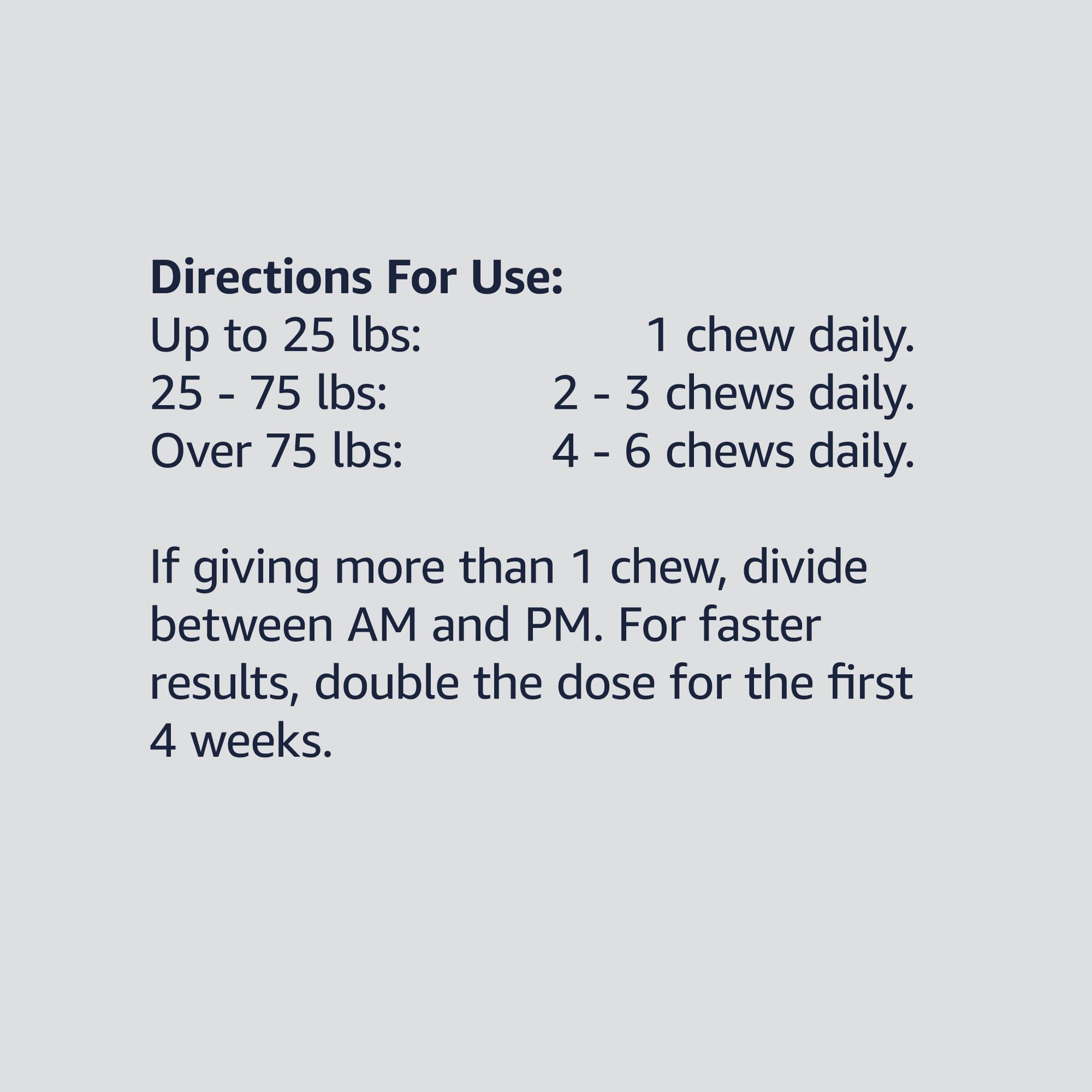 Amazon Basics dog hip chews in a bowl ready for daily use