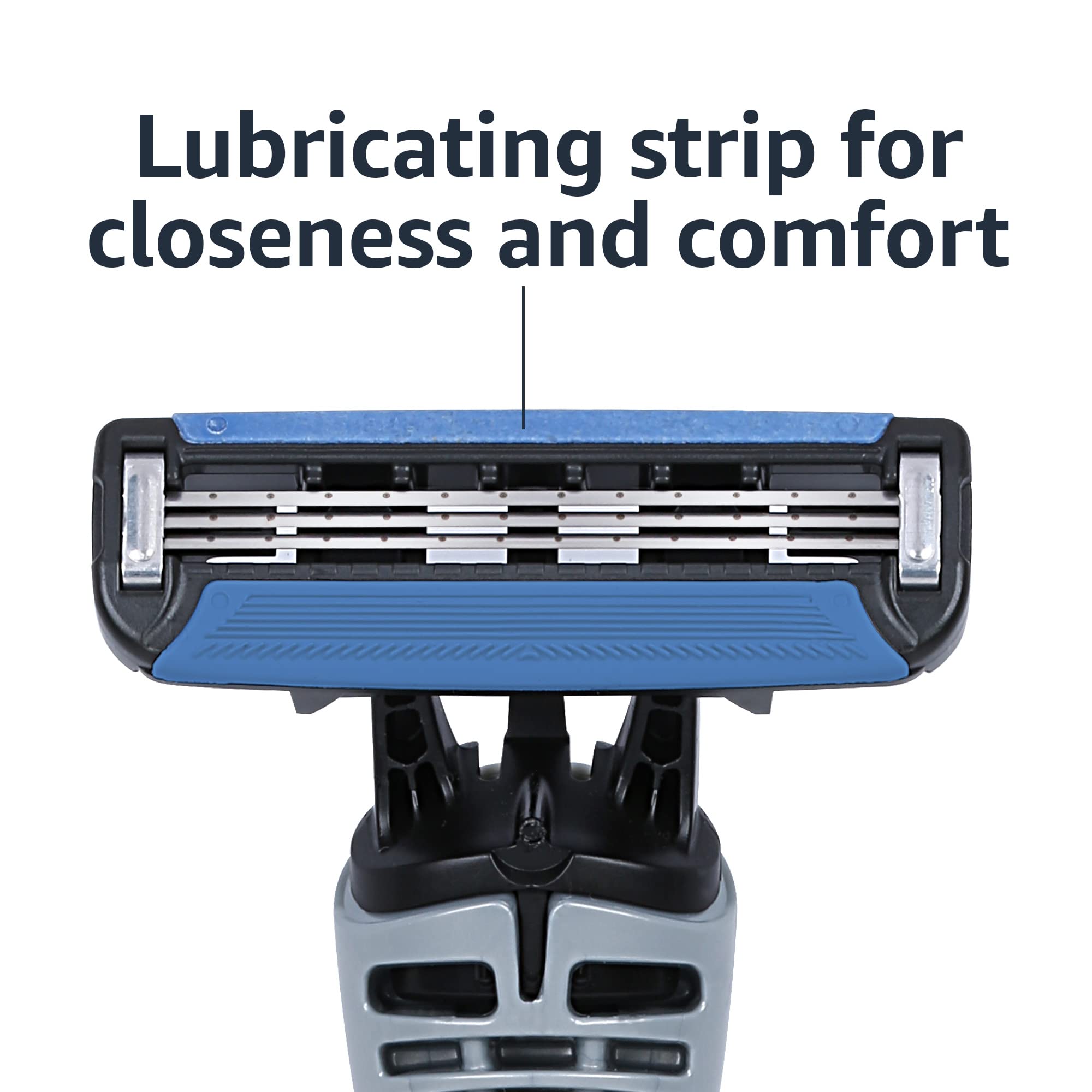 Amazon Basics anti-clog cartridge pictured for quick rinse after use.